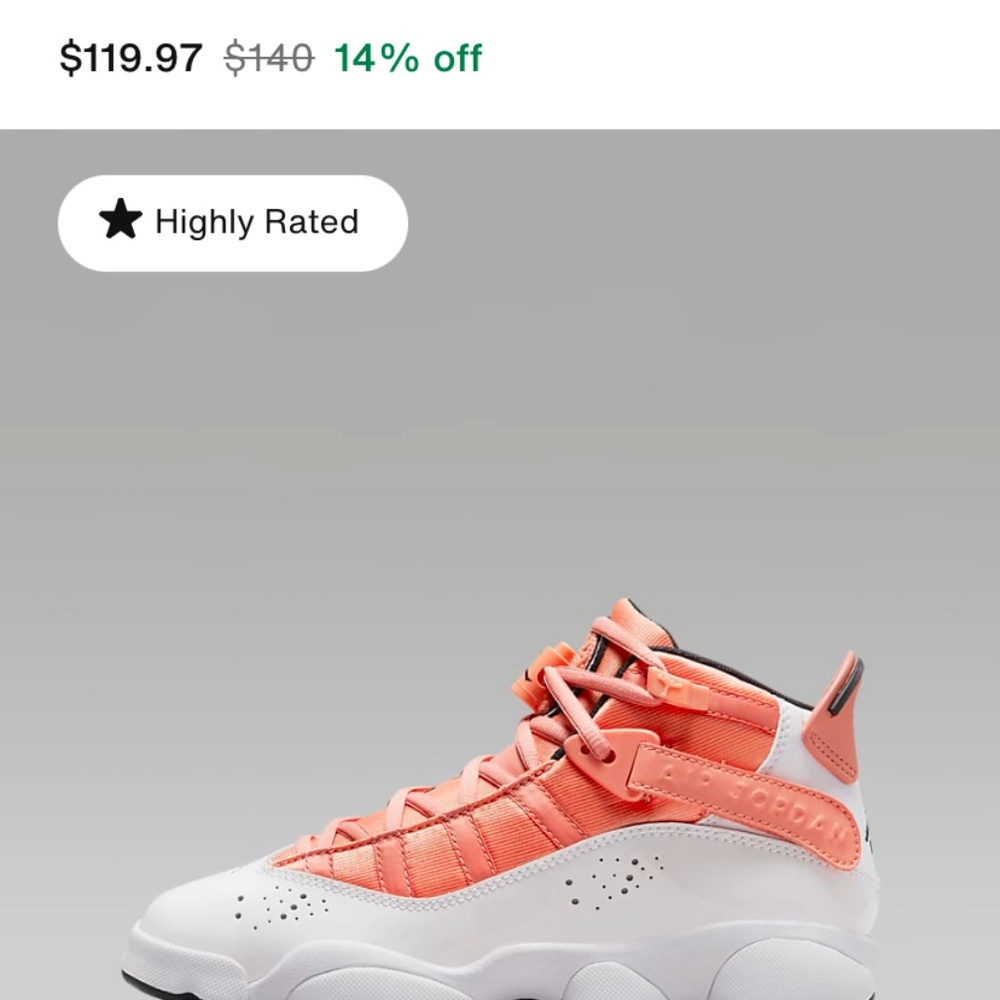 Jordan 6 Rings (2Y) - Picture 7 of 9